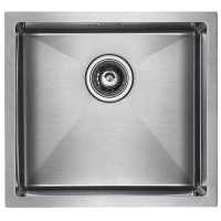 Кухонная мойка Paulmark Weser нержавеющая сталь PM804844-BS