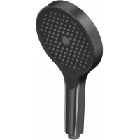 Душевая лейка Whitecross TOP-GM 132 мм, 3 режима, оружейная сталь