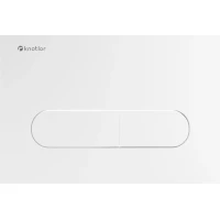 Кнопка смыва Knotlor Fusion BIS101WY для инсталляции, белый матовый