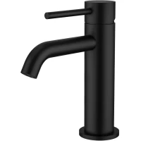 Смеситель для раковины Knotlor Eclipse SS-20/BL черный матовый