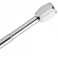 Карниз для ванны 104-190 см Carnation Home Fashions Chrome/White TSR-CR/21