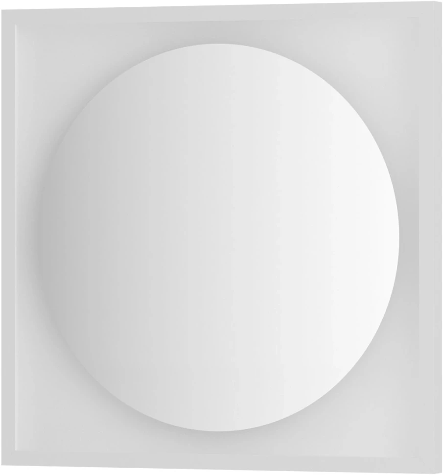 Зеркало 70x70 см белый матовый Defesto Eclipse DF 2237