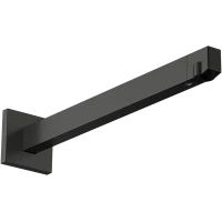 Кронштейн для верхнего душа Hansgrohe 24337340 390 мм, настенный, черный хром матовый