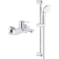 Смеситель для ванны Grohe Lineare 33849001 + 27924001