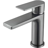 Смеситель для раковины Belz B10678-3 оружейная сталь матовый