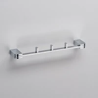 Планка с крючками Schein Allom 221*3В для ванны, хром