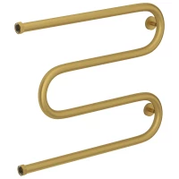 Полотенцесушитель водяной 500x650 золотой матовый Сунержа М-образный 032-0007-5065