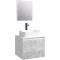 Комплект мебели белый глянец/бетон светлый 61 см Aqwella 5 Stars Mobi MOB0106W + MOB0706BS + 641945 + SM0206 - 1