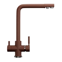 Смеситель для кухни с подключением к фильтру Ulgran терракот U-016-307