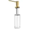 Дозатор для жидкого мыла Raglo R720.01.03 350 мл, встраиваемый, для кухни, золотой матовый - 1