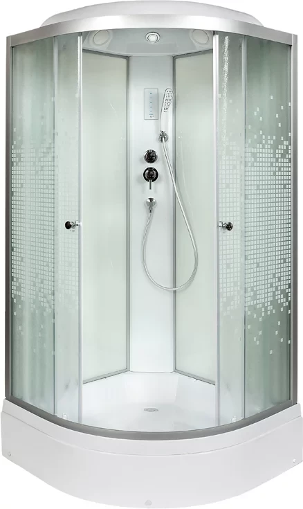 

Душевая кабина 100x100x215 см Deto L710EL интимато