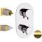 Термостат для ванны Remer Minimal NT92KBBG Термостат для ванны Remer Minimal NT92KBBG - 1