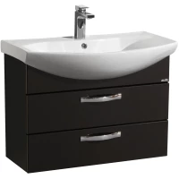 Тумба с раковиной черный 80,5 см Акватон Ария 1A1408K0AA950