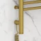 Полотенцесушитель электрический 1000x500 состаренная латунь МЭМ левый Сунержа Богема с полкой 3.0 051-5806-1050 - 3