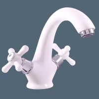 Смеситель для раковины без донного клапана Rav Slezak Morava Retro MK128.5BC