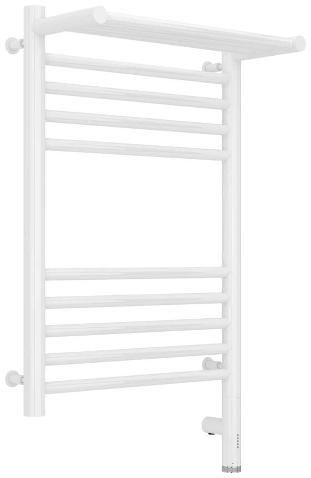 

Полотенцесушитель электрический 600x400 белый глянец МЭМ правый Сунержа Богема с полкой 3.0 12-5807-6040