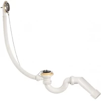 Слив-перелив для ванны Wirquin 30975106 пробчатый, хром