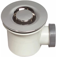 Сифон для поддона Wirquin Tourbillon 30718760 Ø 90 мм, хром