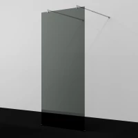 Душевая перегородка WasserKRAFT Vechte 60W44-TG 99,4 см, профиль хром, стекло тонированное