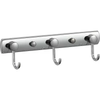 Планка с крючками Savol S-05203B для ванны, хром