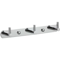 Планка с крючками Savol S-007213 для ванны, хром