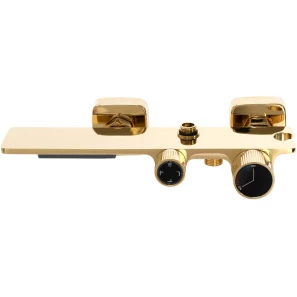 Изображение товара душевая система rea helix rea-p6619 300x200 мм, со смесителем, золотой