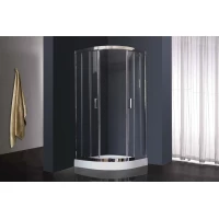 Душевой уголок с поддоном Royal Bath RB100HK-T-CH 100x100 см, профиль хром, стекло прозрачное