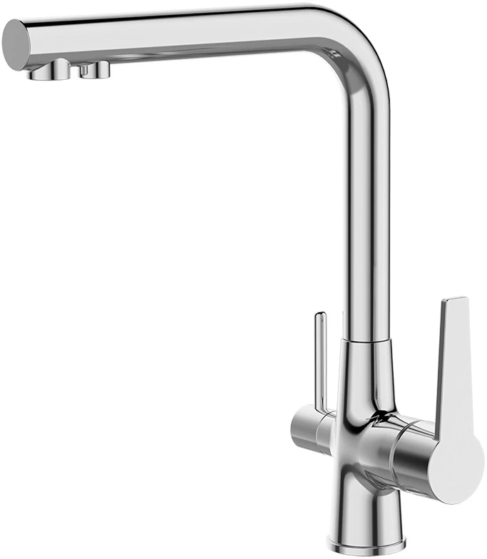 Смеситель для кухни с подключением к фильтру Elghansa Kitchen Pure Water 56A5404 pure water faucet three in one faucet hot and cold kitchen all copper wash basin water purifier direct drinking sink three use