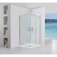 Душевой уголок 90x90 см Black & White Stellar Wind 1029090 прозрачное