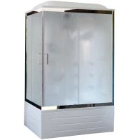 Душевая кабина 120x80x217 см Royal Bath RB8120BP2-M-CH-R матовое