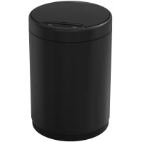 Мусорное ведро WeltWasser Kidy BL 10000003977 9л, сенсорное, черный матовый