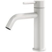 Смеситель для раковины Plumberia Selection IXO XO0053BO без донного клапана, белый матовый