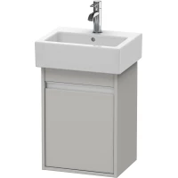 Тумба бетонно-серый матовый 40 см Duravit Ketho KT6630R0707