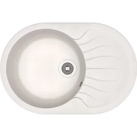 Кухонная мойка Dr.Gans Берта 760 25.040.C0760.401 76x51 см, белый