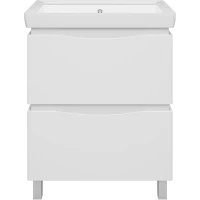 Тумба под раковину Misty Венера П-Внр01070-012Я 67,4 см, напольная, белый глянец