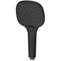 Душевая лейка Wonzon & Woghand WW-88SC02-MB 120 мм, 2 режима, черный матовый