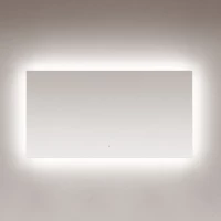 Зеркало Sancos Square SQ1400 140x80 см, с LED-подсветкой, сенсорным выключателем, диммером