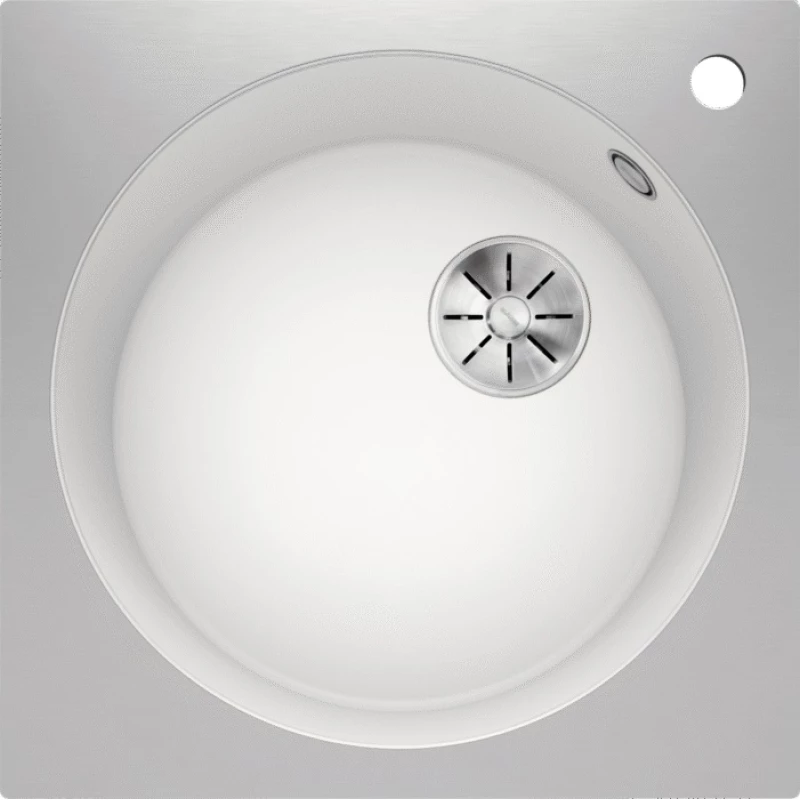 Кухонная мойка Blanco Artago 6-IF/A InFino нержавеющая сталь/белый 521767