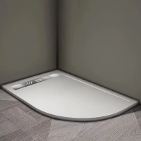 Душевой поддон из литьевого мрамора 120x90 см Veconi Tezeo Stone TZ06L-12090A-01-19C3