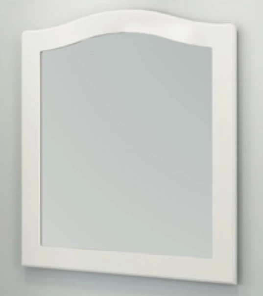 Зеркало 80x90 см белый глянец Comforty Монако 00003129893 зеркало со шкафом comforty