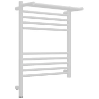 Полотенцесушитель электрический Сунержа Богема с полкой 3.1 30-6006-6050 600x500, МЭМ левый, белый матовый
