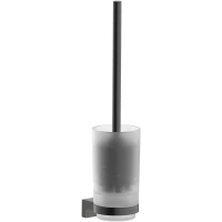 Ёршик Hansgrohe AddStoris S 41782340 настенный, черный хром матовый