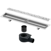 Душевой трап (лоток) Tece TECEdrainline lines 600700 + 650000 + 660016 + 600721 64,3 см, с решеткой, перфорированный, нержавеющая сталь