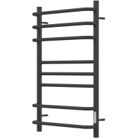 Полотенцесушитель электрический Point Сатурн П8 PN90858B 800x532, диммер правый, черный матовый