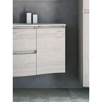Шкаф одностворчатый 34x55 см Rovere Sbiancato  R Cezares Vague 54848