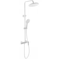 Душевая система Wonzon & Woghand WW-B3517-MW 255 мм, со смесителем, белый матовый