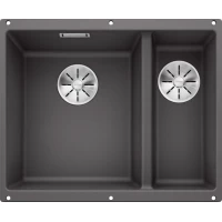 Кухонная мойка Blanco Subline 340/160-U InFino темная скала 523549
