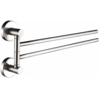 Полотенцедержатель D-Lin D253280 40,3 см, поворотный, двойной, нержавеющая сталь