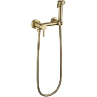 Гигиенический душ Grocenberg GB103N-MG со смесителем, золотой матовый