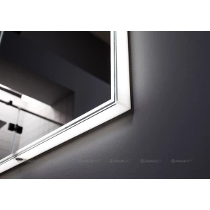 Изображение товара зеркало с подсветкой 60x85 см aquanet палермо 00196641